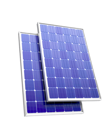 Solar panel on about us page